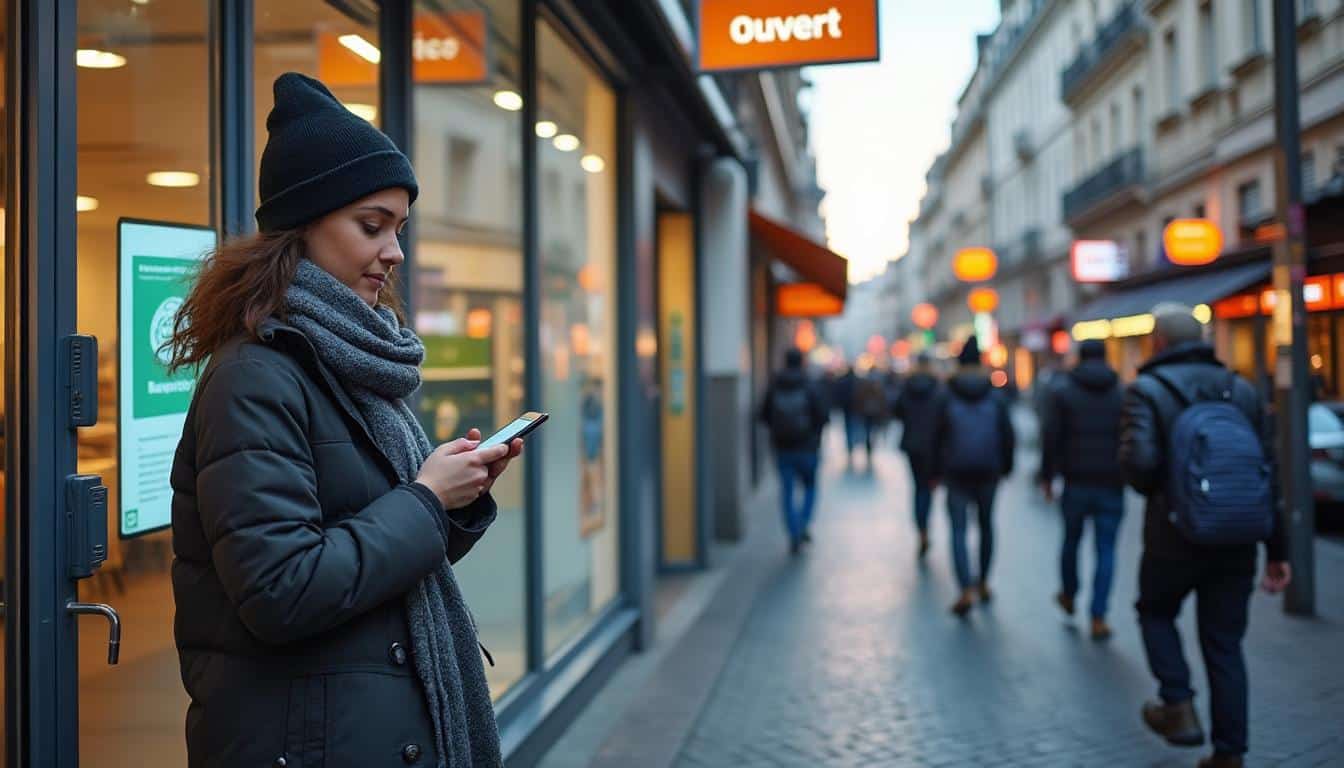 Illustration: Repérer efficacement les agences bancaires ouvertes aujourd’hui à proximité de chez vous